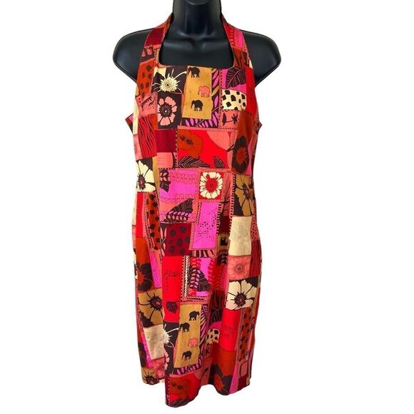 Russell Kemp Patchwork Animal Safari Print Dress - Picture 2 of 12